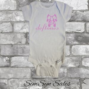 Deftones Unisex Baby Band Onesie Onepiece Bodysuit 0-3 Months Brand New